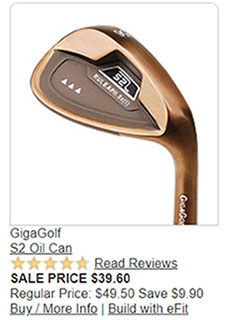 GigaGolf Custom Golf Clubs